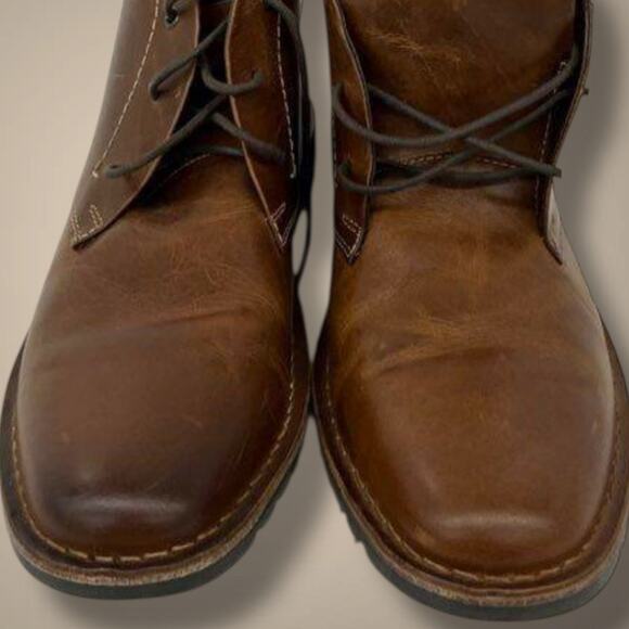 Men\'s Size 10.5 CROWN VINTAGE Renton Tan Brown Leather Chukka Boots main image 6